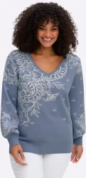 sheego by Joe Browns V-Ausschnitt-Pullover 