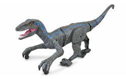 Amewi Ferngesteuerter Dinosaurier Velociraptor RTR, grau 40009 RtR