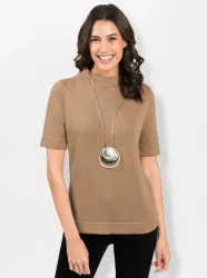 Inspirationen Stehkragenpullover 