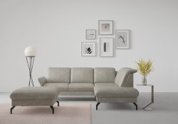 sit&more Ecksofa »Fashion«, wahlweise mit Kopfteilverstellung und Vorziehsitz, motorisch