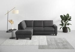 Home affaire Ecksofa »Summer«, mit Ottomane, mit oder ohne Bettfunktion und Bettkasten, Cord-Bezug