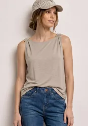 STREET ONE Shirttop mit Schnallen Detail