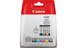 CANON Multipack Tinte PGBK/CMY/BK PGCL570/1 PIXMA MG5750 15/7ml