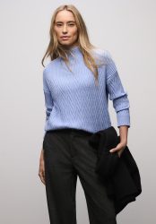 STREET ONE Rollkragenpullover mit Rippbündchen