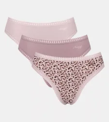 Sloggi - Slip -GO Crush High leg C3P, für Damen, Rosa, Größe XS