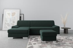 DOMO collection Ecksofa »Anzio«, wahlweise mit Bettfunktion und Federkern