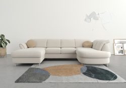 sit&more Wohnlandschaft, wahlweise mit Bettfunktion, Bettkasten und Kopf- und Armteilverstellung