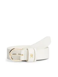 Tommy Hilfiger - Ledergürtel, für Damen, Weiss, Größe 75
