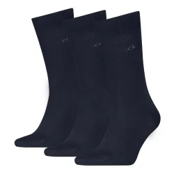 Calvin Klein - Socken, Waden 3 Pack, für Herren, Marine, Größe 43-46