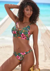 Lascana - Bralette, für Damen, Olivegrün, Größe 40