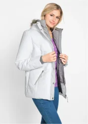 bonprix Winterjacke in 2-in1 Optikweiß 38Damen
