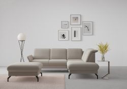 sit&more Ecksofa »Fashion«, wahlweise mit Kopfteilverstellung und Vorziehsitz, motorisch