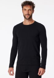 Schiesser - Shirt Organic Cotton, für Herren, Schwarz, Größe M