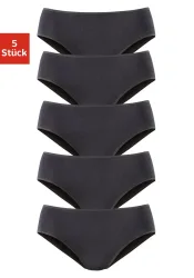 petite fleur Jazz-Pants Slips 5er-Pack, aus elastischer Baumwoll-Qualität