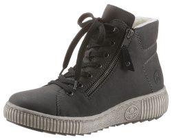 Rieker Damen Schnürschuh Grau