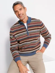 Classic Stehkragenpullover 
