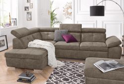 exxpo - sofa fashion Ecksofa, wahlweise mit Bettfunktion und Bettklasten