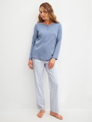 Calida - Pyjama-Set, für Damen, Blau, Größe XS