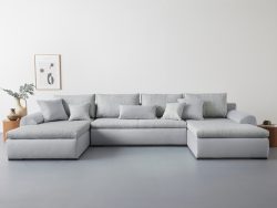 Home affaire Wohnlandschaft »Win«, wahlweise mit Bettfunktion und Bettkasten