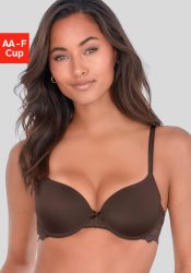 Lascana - Bh, für Damen, Schokolade, Größe 90B