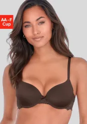 Lascana - Bh, für Damen, Schokolade, Größe 75C