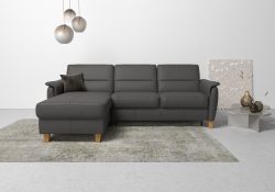 Home affaire Ecksofa »Palmera«, Federkern, wahlweise mit Bettfunktion und mit/ohne Bettkasten