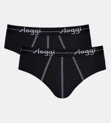 Sloggi - Slip  Figurbetont-Start midi C2P box, XL, Schwarz