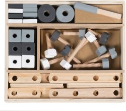 Roba Konstruktionsspielzeug, »Holzbaukasten, 48 tlg.«