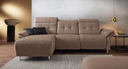 Places of Style Ecksofa »Manhattan«, 2 Sitze mit elektrischer Relaxfunktion, verstellbare Armlehnen