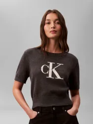 Calvin Klein Jeans Kurzarmpullover Regular fit, mit Rundhalsausschnitt