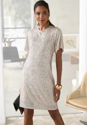 LASCANA Paillettenkleid 