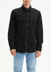 Levi's®, Levi's® - Hemd, Slim Fit, langarm, für Herren, Schwarz, Größe XL