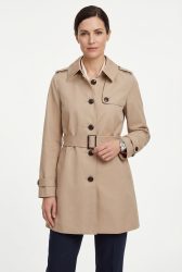 Tommy Hilfiger - Trenchcoat, für Damen, Taupe, Größe S