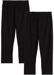 bonprix Caprileggings aus Baumwoll-Mix, Skinny Fit, Capri-Länge, im 2er-Pack