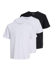 Jack & Jones - 3er-Set T-Shirts aus Bio-Baumwolle, für Herren, Schwarz, Größe XS