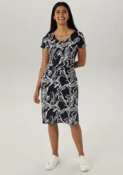 Aniston SELECTED Sommerkleid Eingrifftaschen mit zwei Eingriffstaschen
