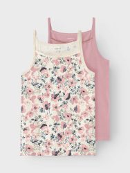 Name It Unterhemd »NKFSTRAP TOP 2P NOSTALGIA FLOWER NOOS«, (Packung, 2 St.)