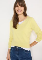 Cecil Strickpullover mit V-Ausschnitt
