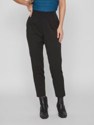 VILA - Lange Hose, Slim Fit, für Damen, Black, Größe 40