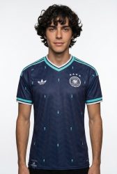adidas - Fussball Trikot, Germany 26 Away Replica Men, XL, Blau