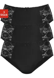 petite fleur Hüftslip 3er-Pack, aus elastischer Baumwoll-Qualität