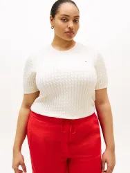 Tommy Hilfiger Curve Rundhalspullover 