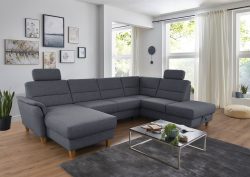 Home affaire Wohnlandschaft »Palmera«, Federkern, wahlweise mit Bettfunktion und mit/ohne Stauraum