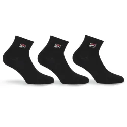 Fila - Socken  3er Pack, für Damen, Schwarz, Größe 43-46