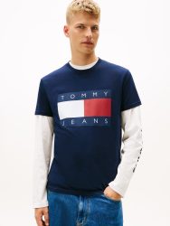 Tommy Jeans - T-Shirt, für Herren, Marine, Größe S