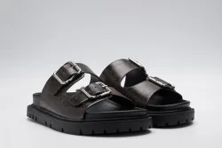 Replay Pantolette Sommerschuh, Hausschuh, Zweischnaller, Strandschuh mit Tieffussbett