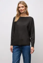 STREET ONE Strickpullover Dolman, mit U-Boot-Ausschnitt