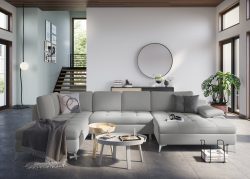 sit&more Wohnlandschaft, mit Mega-Recamiere, wahlweise mit Bettfunktion und Bettkasten
