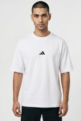 adidas - T-Shirt, für Herren, Weiss, Größe M