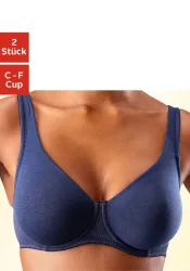 petite fleur Minimizer-BH Packung, mit Bügel aus Baumwolle – auch ideal für grosse Grössen